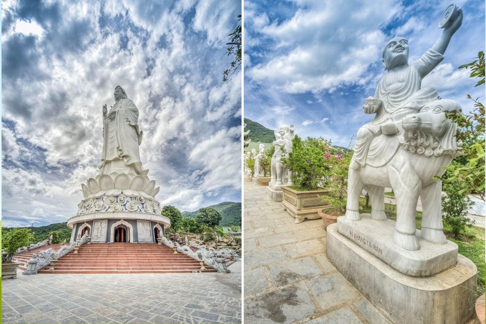 The 67-meter-tall Guanyin Bodhisattva 